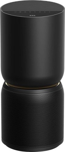 TCL - Breeva A5 365 Sq. Ft. Smart True HEPA Air Purifier - Black