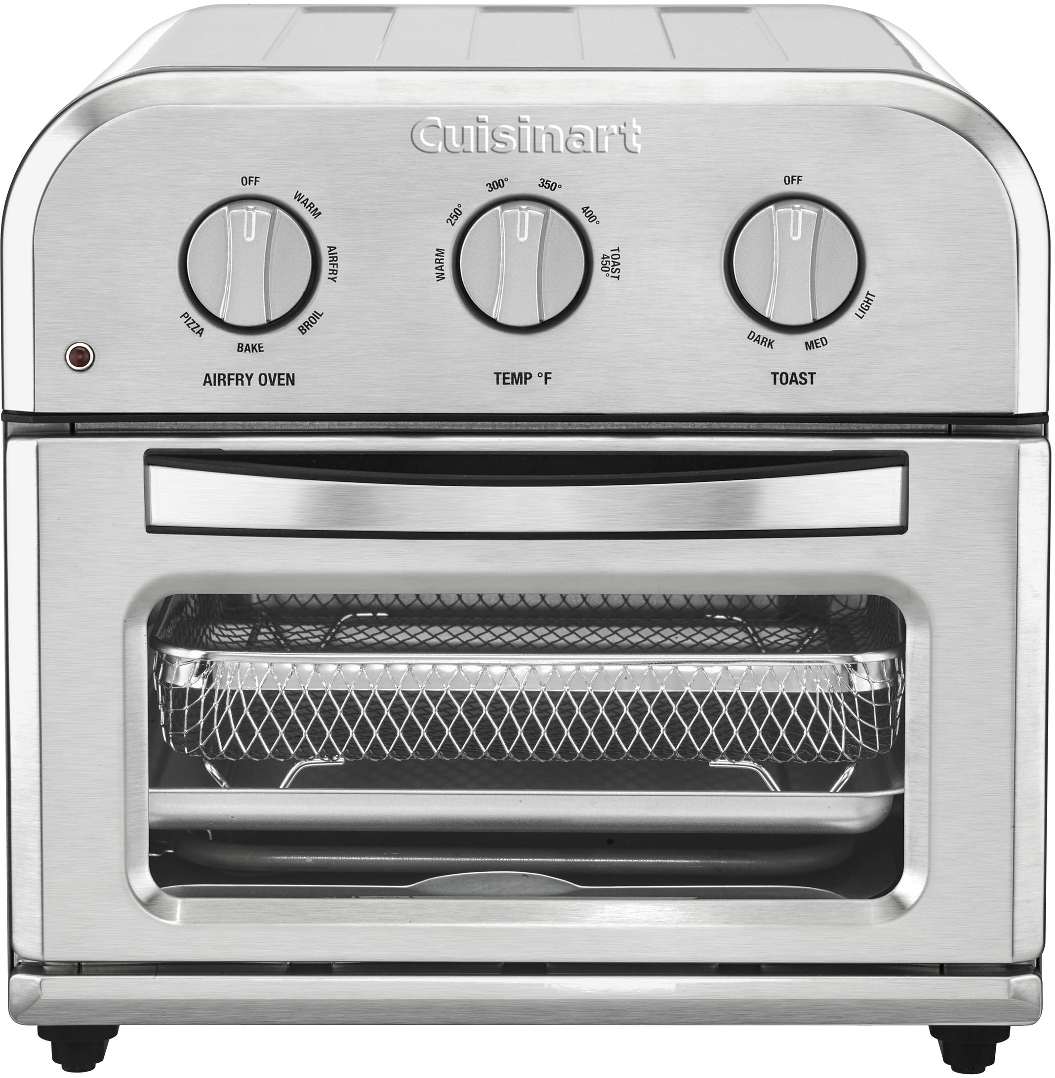 Cuisinart - Compact Air Fryer Toaster Oven - Stainless Steel