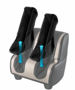 HoMedics - Therapist Select 2.0 Foot & Calf Massager with Heat - Tan/Black