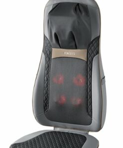 HoMedics - Shiatsu Elite II Massage Cushion with Heat - Gray/Black