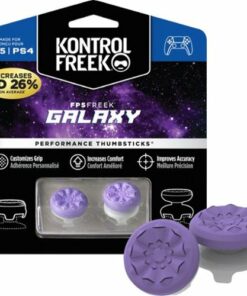 KontrolFreek - FPS Freek Galaxy 4 Prong Performance Thumbstick for PS5 and PS4 - Purple