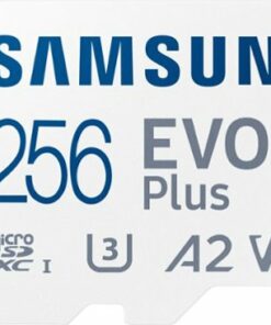 Samsung - EVO Plus 256GB microSDXC UHS-I Memory Card with Adapter