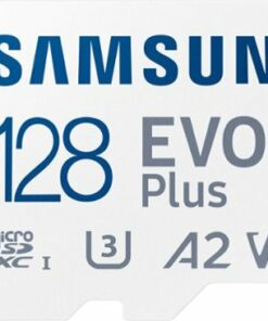 Samsung - EVO Plus 128GB microSDXC UHS-I Memory Card with Adapter