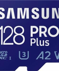 Samsung - PRO Plus 128GB microSDXC UHS-I Memory Card with Reader