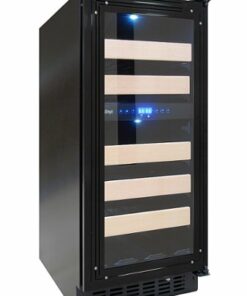 Vinotemp - 28-Bottle Panel-Ready Wine Cooler - Silver