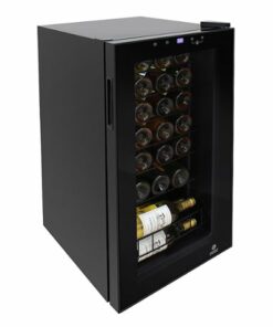 Vinotemp - 28-Bottle Wine Cooler with Touch Screen - Black