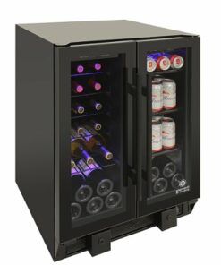 Vinotemp - 58-Can Beverage Cooler with Touch Screen - Black
