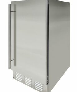Vinotemp - Brama Outdoor 14-Inch 25 Lb Freestanding Icemaker - Silver