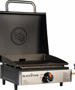 Blackstone - Original 17 in. Outdoor Countertop Griddle with Hood - Black