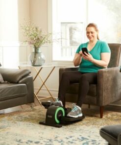 Cubii - JR2 Compact Seated Under Desk Elliptical, Low Impact Exercise for Home or the Office - Green
