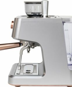 Café - Bellissimo Semi-Automatic Espresso Machine with 15 bars of pressure, Milk Frother, and Built-In Wi-Fi - Steel Silver