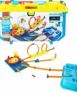 Hot Wheels - Track Builder Unlimited Rapid Launch Builder Box - Blue/Orange