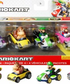 Hot Wheels - Mario Kart Vehicle 4-Pack - Styles May Vary