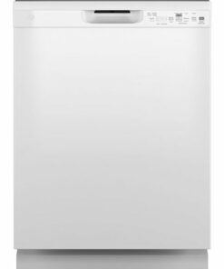GE - Front Control Built-In Dishwasher, 52 dBA - White