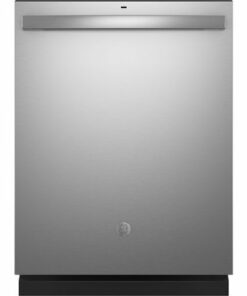 GE - Top Control Built In Dishwasher, 55 dBA - Stainless steel