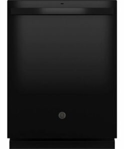 GE - Top Control Built In Dishwasher with Sanitize Cycle and Dry Boost, 52 dBA - Black