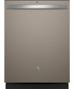 GE - Top Control Built In Dishwasher with Sanitize Cycle and Dry Boost, 52 dBA - Slate