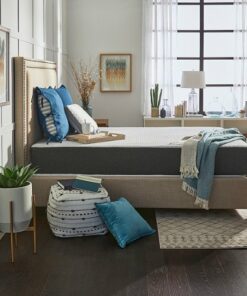Sealy - Cool & Clean 10" Hybrid Mattress - Twin - White