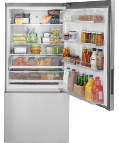 GE - ® ENERGY STAR® 17.7 Cu. Ft. Bottom-Freezer Refrigerator