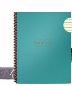 Rocketbook - Core Smart Reusable Notebook Lined 8.5" x 11" - Neptune Teal
