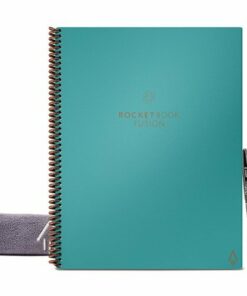 Rocketbook - Fusion Smart Reusable Notebook 7 Page Styles 8.5" x 11" - Neptune Teal