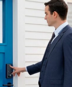 eufy Security - Solo Smart Lock Wi-Fi Deadbolt with App/Keypad/Key Access - Black