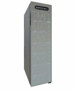 Vinotemp - 18-Bottle Dual-Zone Thermoelectric Wine Cooler - Black