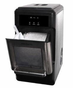 Frigidaire - 21" 44 lb Freestanding Crunchy Chewable Nugget Icemaker - Silver