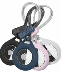 Case-Mate - 4 Pack of Tough Sport Cases for Apple AirTag - Clear, Black, Navy, and Blush