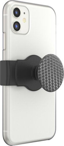 PopSockets - PopGrip Slide Stretch Cell Phone Grip and Stand for Most Cell Phone Cases - Carbonite Weave