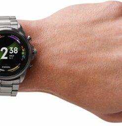 Fossil - Gen 6 Smartwatch 44mm Smoke Stainless Steel - Smoke