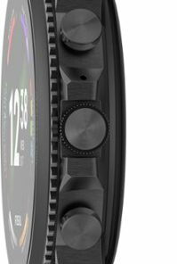 Fossil - Gen 6 Smartwatch 44mm Black Silicone - Black