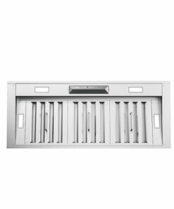 Zephyr - Tornado III 38 in. Shell Only Insert Range Hood with LED Lights - Stainless steel