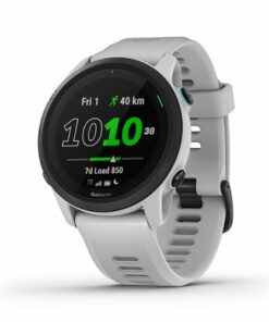 Garmin - Forerunner 745 GPS Smartwatch 30mm Fiber-Reinforced Polymer - Whitestone