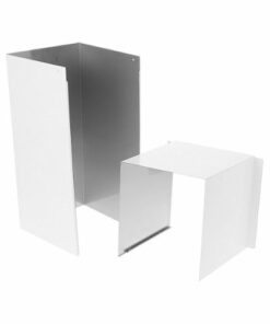 Café - 12' Duct Cover Extension - Matte white