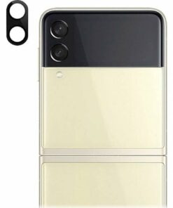 SaharaCase - ZeroDamage Camera Lens Protector for Samsung Galaxy Z Flip3 5G (2-Pack) - Clear/Black