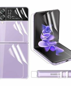 SaharaCase - Full Body Film Screen Protector for Samsung Galaxy Z Flip 3 5G (2-Pack) - Clear