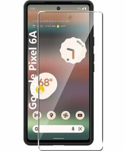 SaharaCase - ZeroDamage Ultra Strong+ Tempered Glass Screen Protector for Google Pixel 6a - Clear