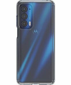SaharaCase - Hybrid-Flex Hard Shell Series Case for Motorola Edge (2021) - Clear
