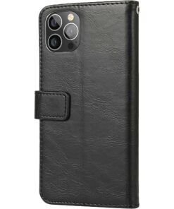 SaharaCase - Folio Wallet Case for Apple iPhone 13 Pro - Black