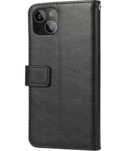 SaharaCase - Folio Wallet Case for Apple iPhone 13 mini - Black