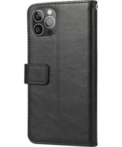 SaharaCase - Folio Wallet Case for Apple iPhone 13 Pro Max - Black