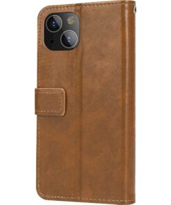 SaharaCase - Folio Wallet Case for Apple iPhone 13 mini - Brown