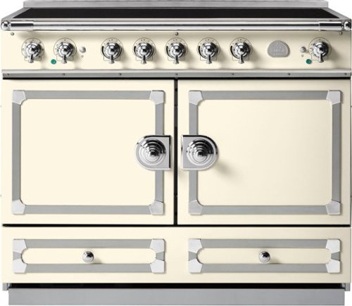 La Cornue - 110 Induction Blanc with Stainless Steel & Polished Chrome - Multi