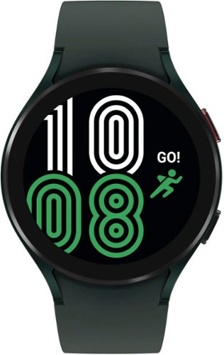Samsung - Geek Squad Certified Refurbished Galaxy Watch4 Aluminum Smartwatch 44mm BT - Green