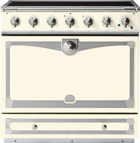 La Cornue - 90 Induction Blanc with Stainless Steel & Satin Chrome - Multi