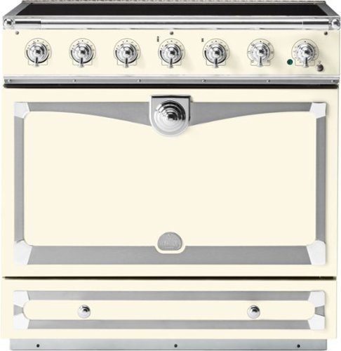 La Cornue - 90 Induction Blanc with Stainless Steel & Polished Chrome - Multi