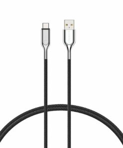 Cygnett - Armored 3' 3.1 USB-C to USB-A Charge and Sync Cable - Black