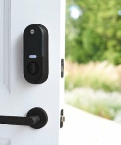 Nest x Yale - Smart Lock Bluetooth Replacement Deadbolt with App/Keypad/Voice Assistant Access - Black Suede