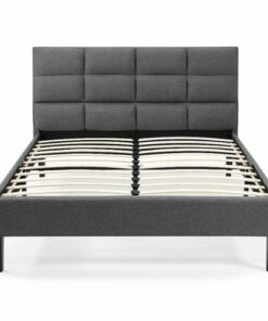 Serta - Rosie Full Upholstered Bed - Dark Grey